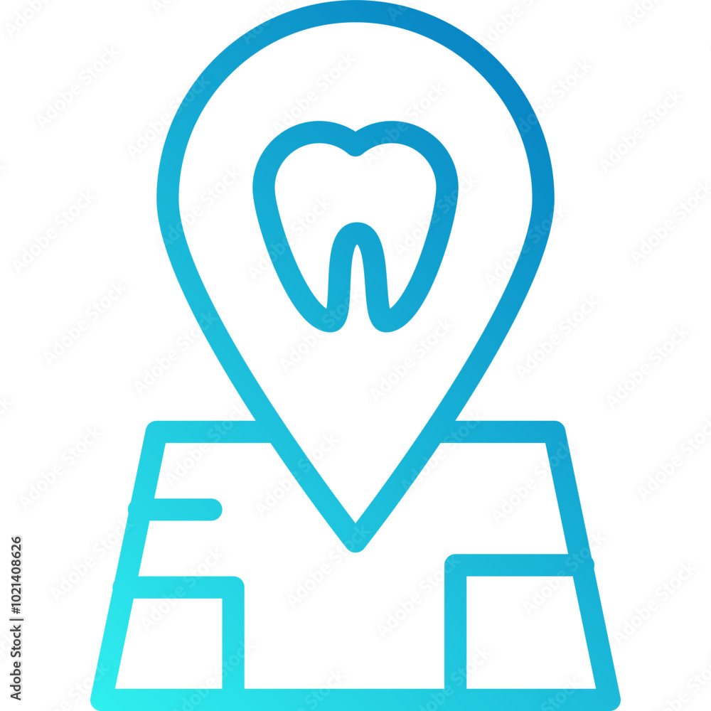 dental health vector icon for business uses dental health vector icon for business uses