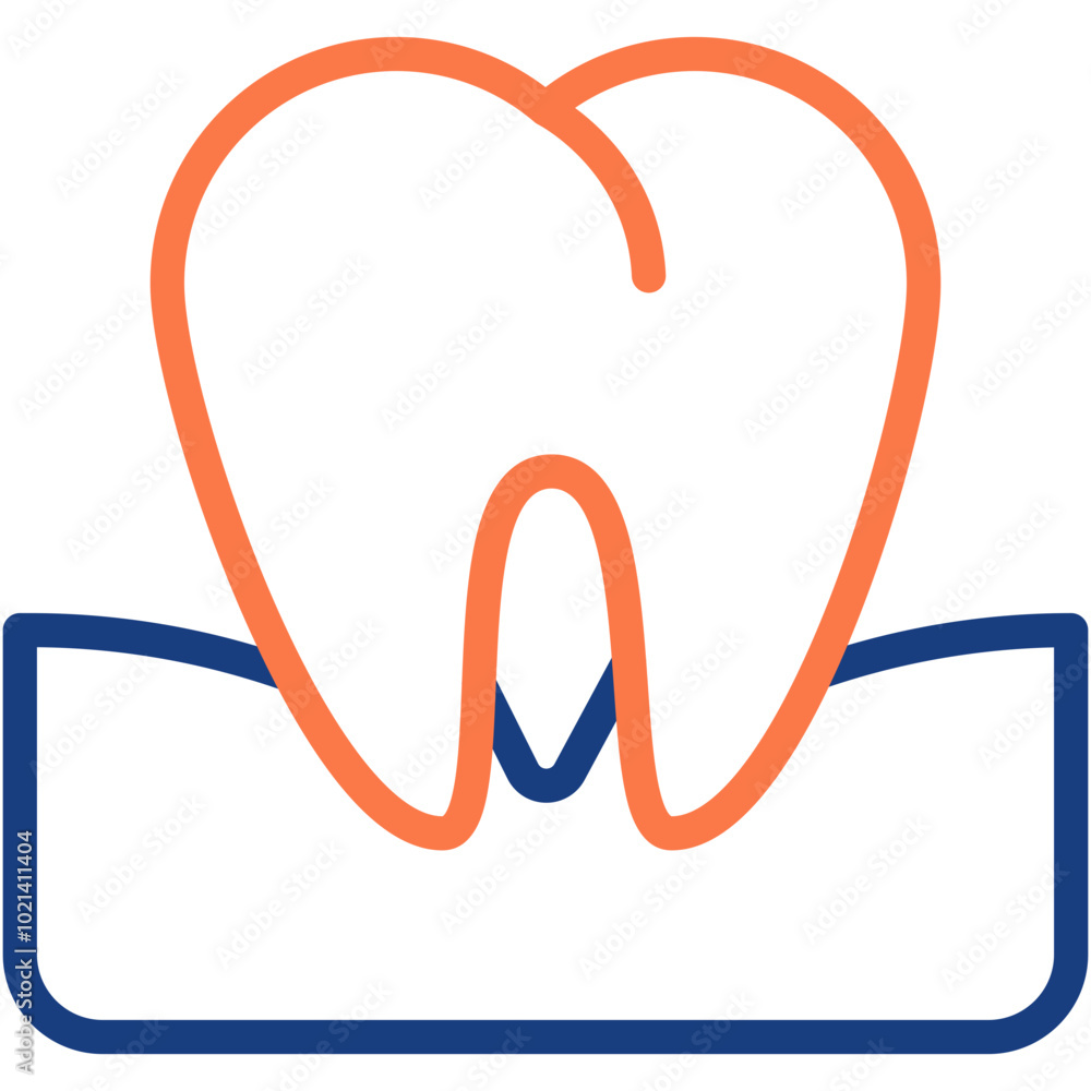 vector design icon of a dentist 
