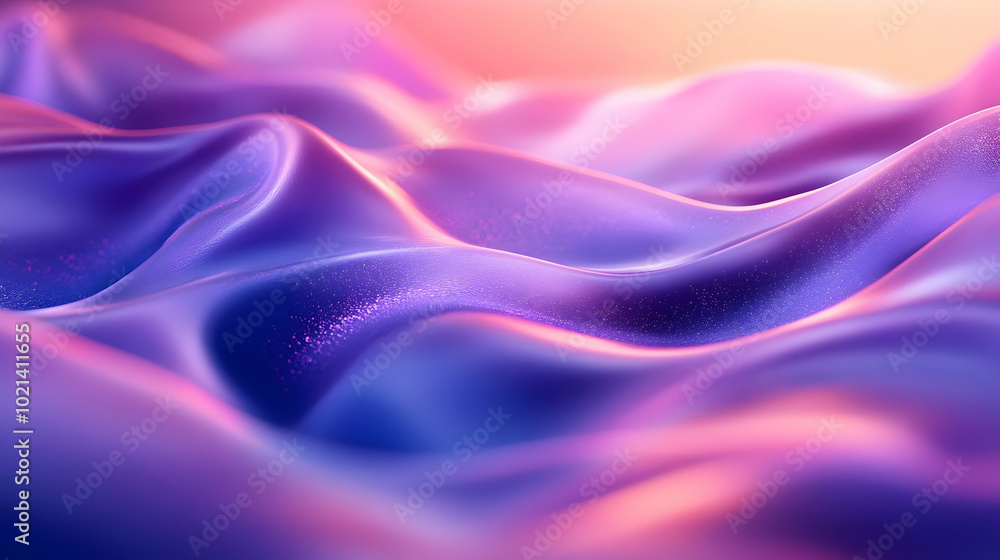 Obraz premium Abstract Background - Pink and Purple Waves