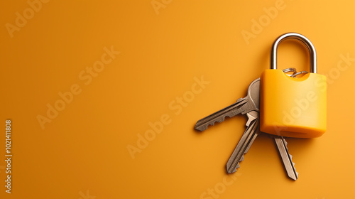 A collection of various padlocks and keys symbolizing security and protection 