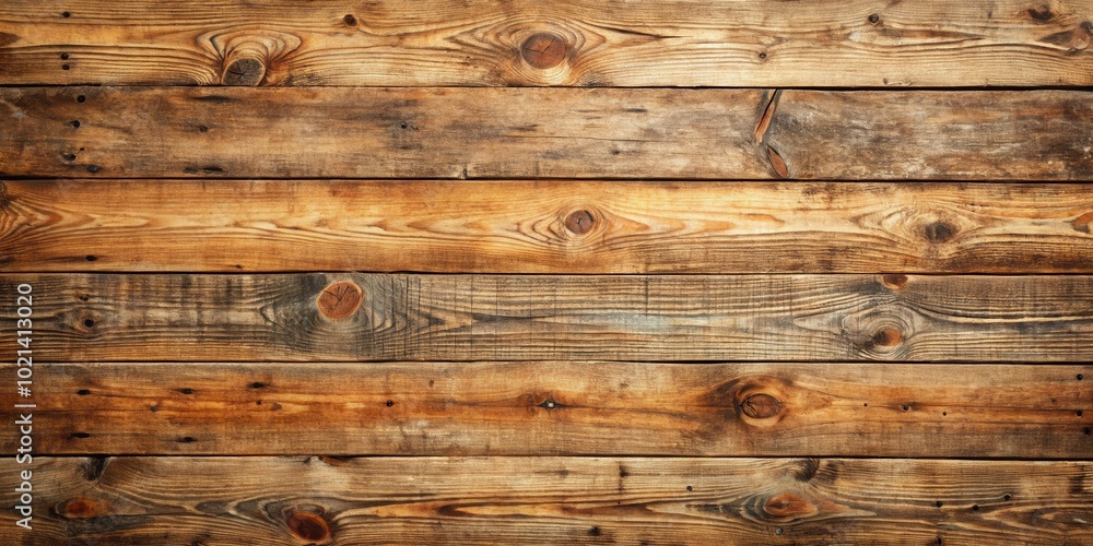 Fototapeta premium Rustic Wooden Planks with Knots and Grain Texture