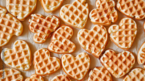 heart shaped waffles