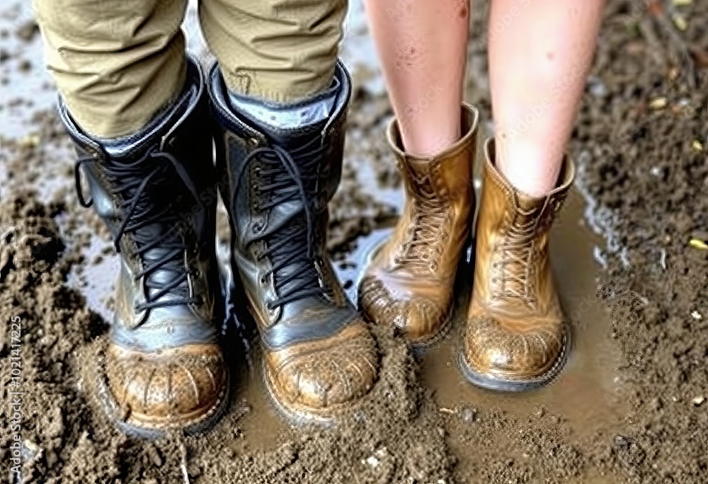Muddy Boots Informal slang for getting one's shoes or boots cove Muddy Boots Informal slang for getting one's shoes or boots cove