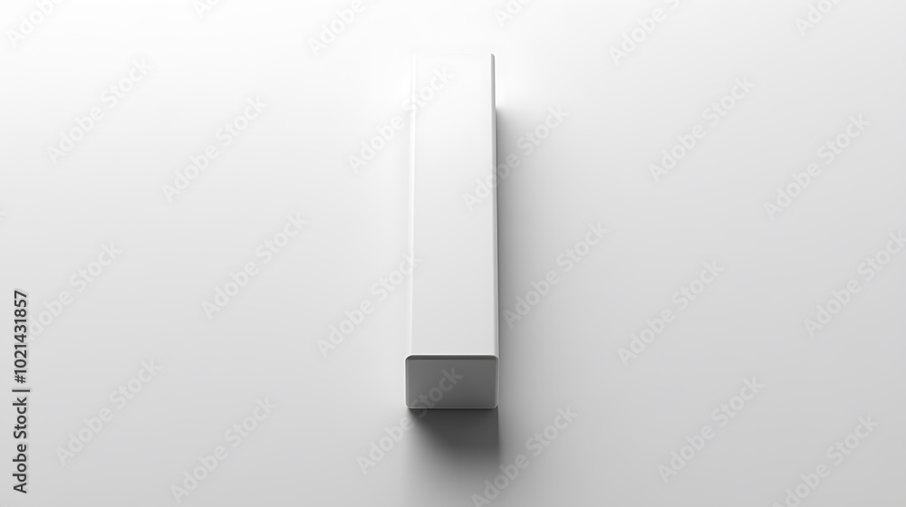 Single energy bar perfectly aligned with a vertical line bisecting the image, solid white background, soft shadows for depth, minimalist composition, hd quality, sharp and crisp edges, Single energy bar perfectly aligned with a vertical line bisecting the image, solid white background, soft shadows for depth, minimalist composition, hd quality, sharp and crisp edges,