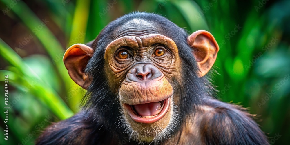 Hilarious Chimpanzee Moments Captured in Playful and Humorous Poses for Stock Photography Use Hilarious Chimpanzee Moments Captured in Playful and Humorous Poses for Stock Photography Use