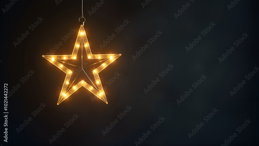 golden star on dark background golden star on dark background
