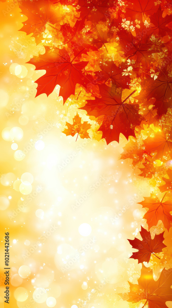 Autumn background with red maple leaves Autumn background with red maple leaves