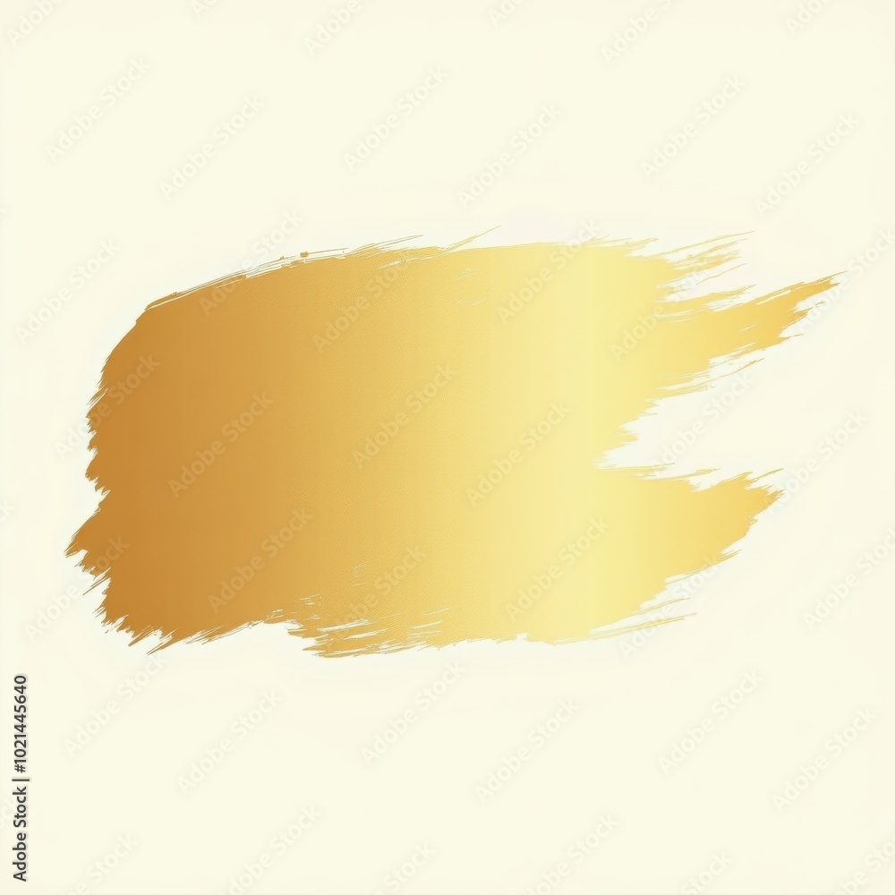 Elegant gold brush stroke on a soft cream background, perfect for luxury branding, invitations, or artistic designs. Elegant gold brush stroke on a soft cream background, perfect for luxury branding, invitations, or artistic designs.
