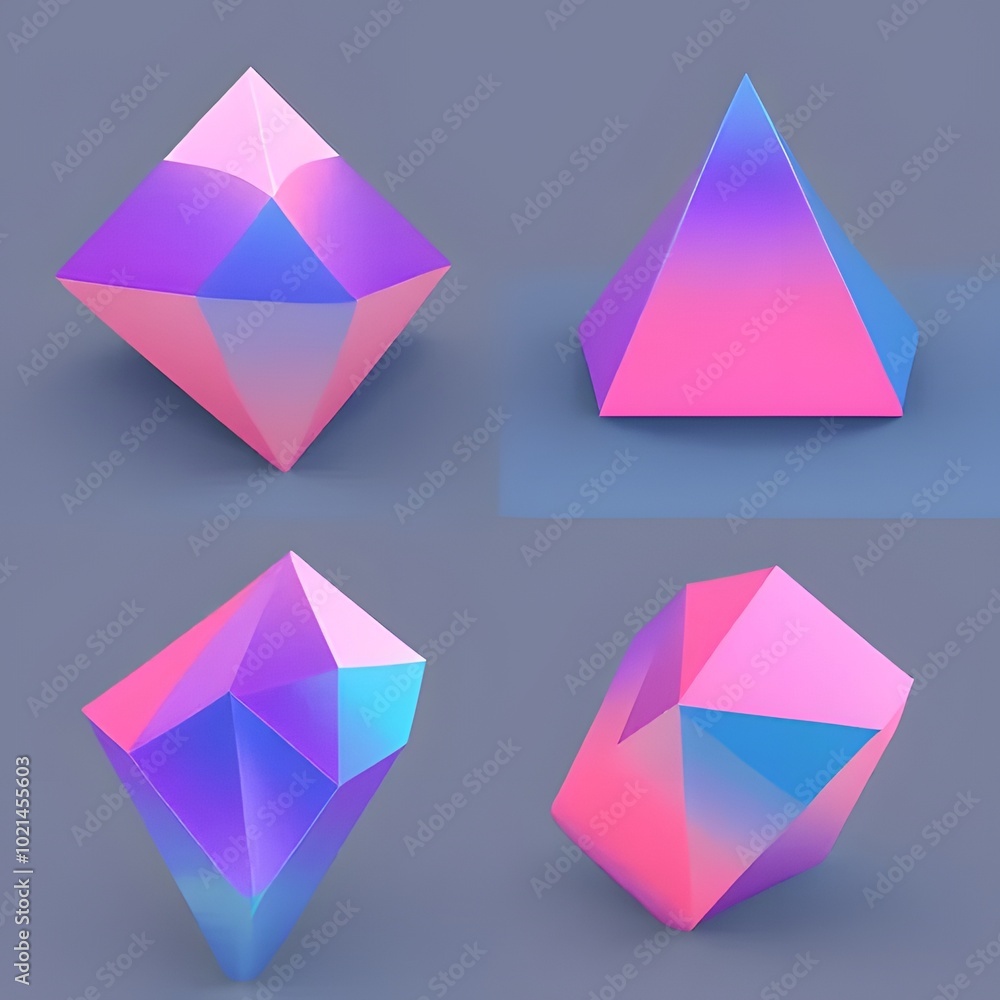 Holo abstract 3D shapes and 3D holographic elements or 3d holographic liquid shape amp gradient shap Holo abstract 3D shapes and 3D holographic elements or 3d holographic liquid shape amp gradient shap