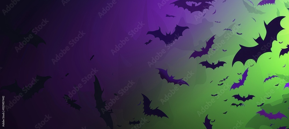 Minimalist Halloween Abstract Background with Subtle Bat Silhouettes and Ghostly Forms Minimalist Halloween Abstract Background with Subtle Bat Silhouettes and Ghostly Forms