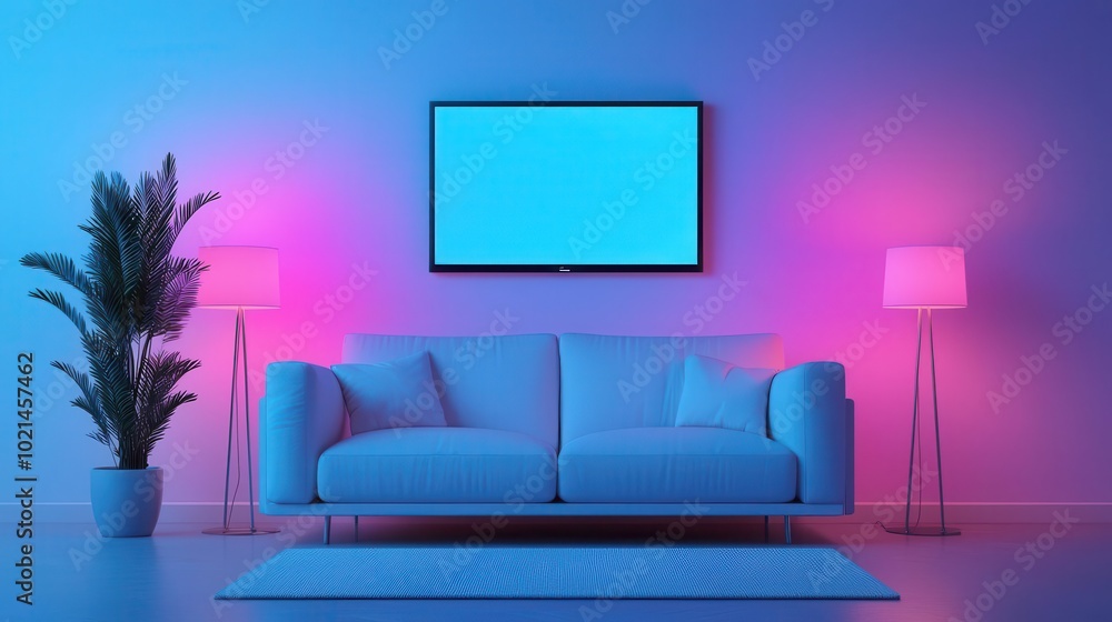 Fresh Look at Schematic Of A High Tech Living Room With Integrated Sound