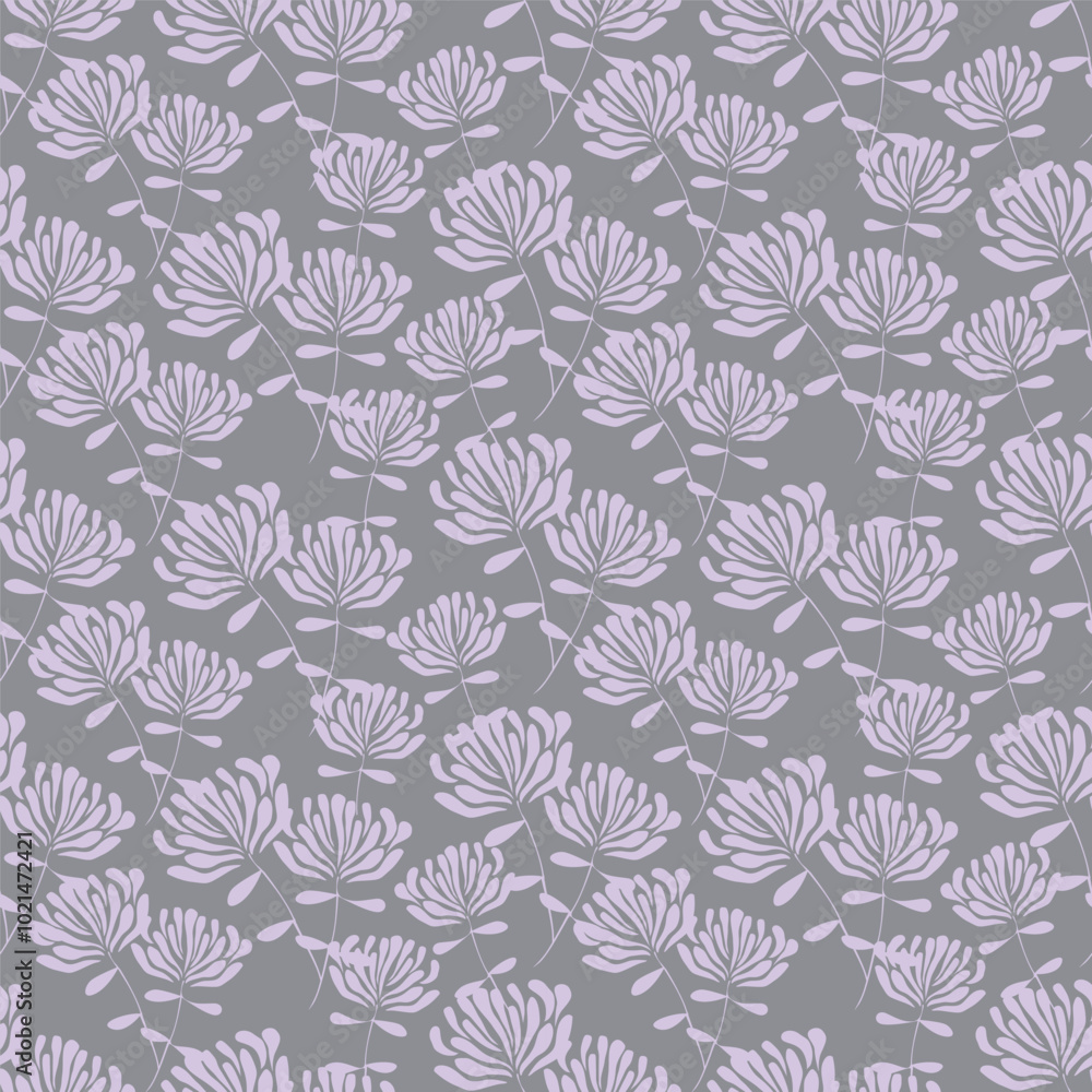 Seamless floral pattern, elegant ditsy print, abstract ornament with green blooming field in retro motif. Pretty botanical design: small hand drawn wild flowers, grass, leaves. Vector illustration Seamless floral pattern, elegant ditsy print, abstract ornament with green blooming field in retro motif. Pretty botanical design: small hand drawn wild flowers, grass, leaves. Vector illustration