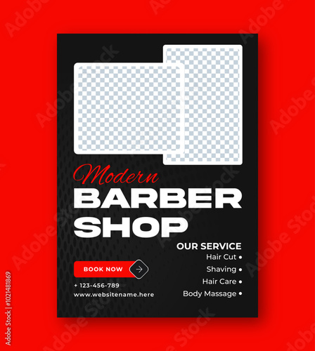 Urban Barber Shop Poster, Men’s Haircut Deals Poster, Barbershop Price List Poster, Barber Shop Wall Art Poster