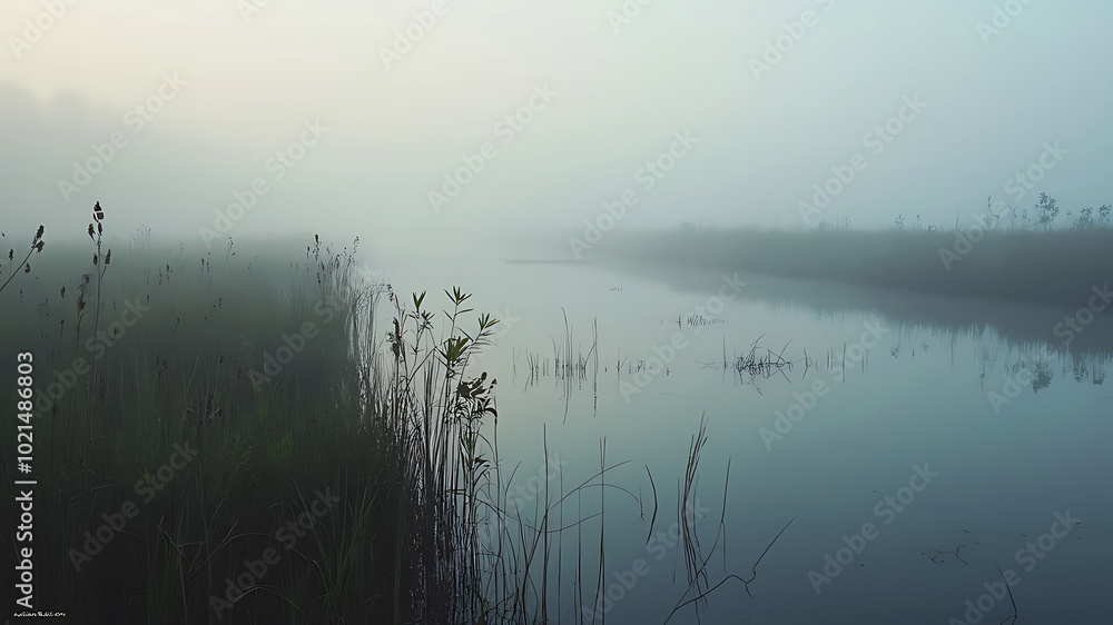 fog in the mountains, morning fog landscape sunlight coming through the fog bright sunny nature background fog in the mountains, morning fog landscape sunlight coming through the fog bright sunny nature background
