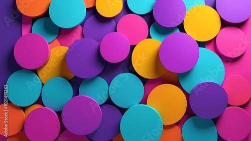 colorful balloons background