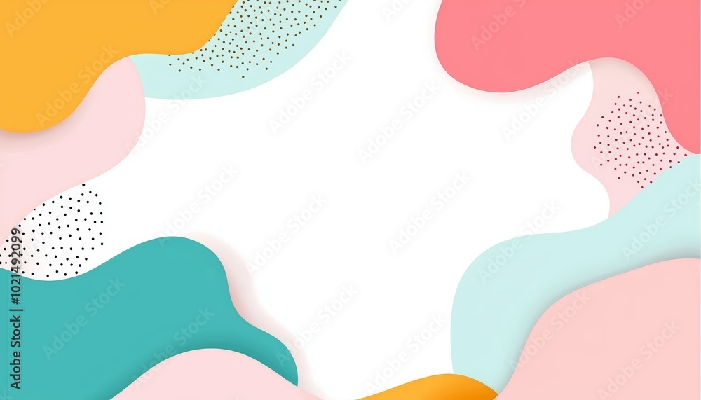 A mid-century modern background with clean lines, soft pastel colors, and abstract geometric shapes in shades of coral, teal, mustard, and mint green. A mid-century modern background with clean lines, soft pastel colors, and abstract geometric shapes in shades of coral, teal, mustard, and mint green.