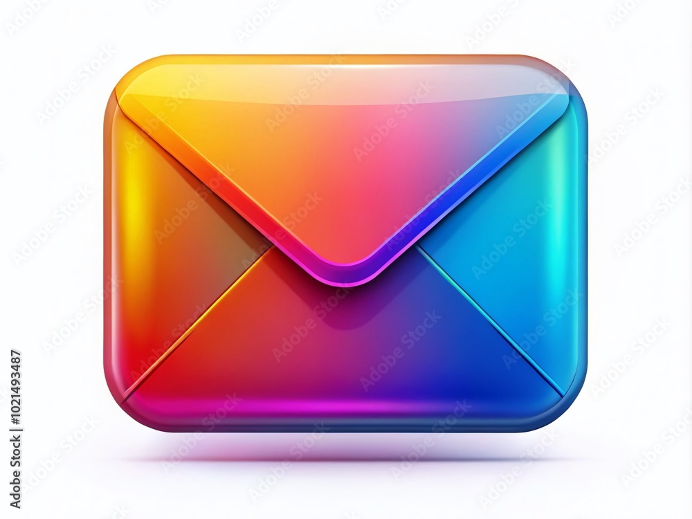 Modern mail icon symbolizing communication, messaging, and digital correspondence in a sleek and minimalist design Modern mail icon symbolizing communication, messaging, and digital correspondence in a sleek and minimalist design