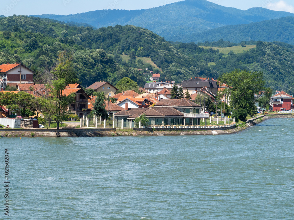 Serbian city of Donji Milanovac Serbian city of Donji Milanovac