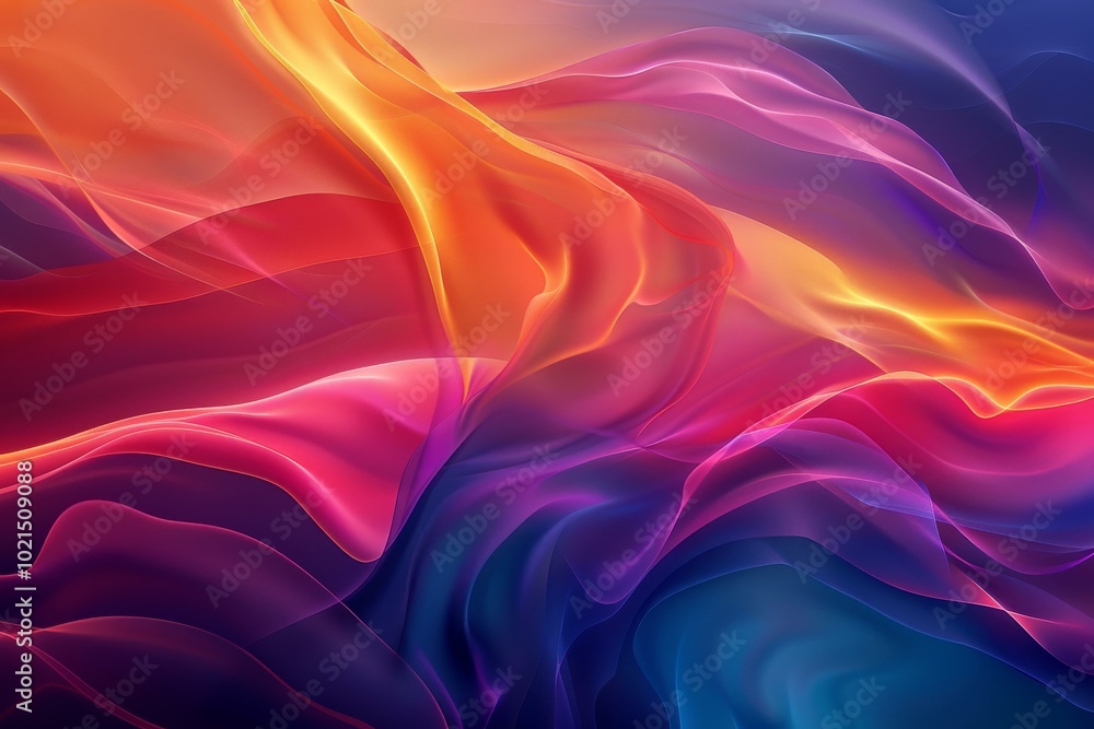 Abstract Colorful Flowing Background Design Abstract Colorful Flowing Background Design