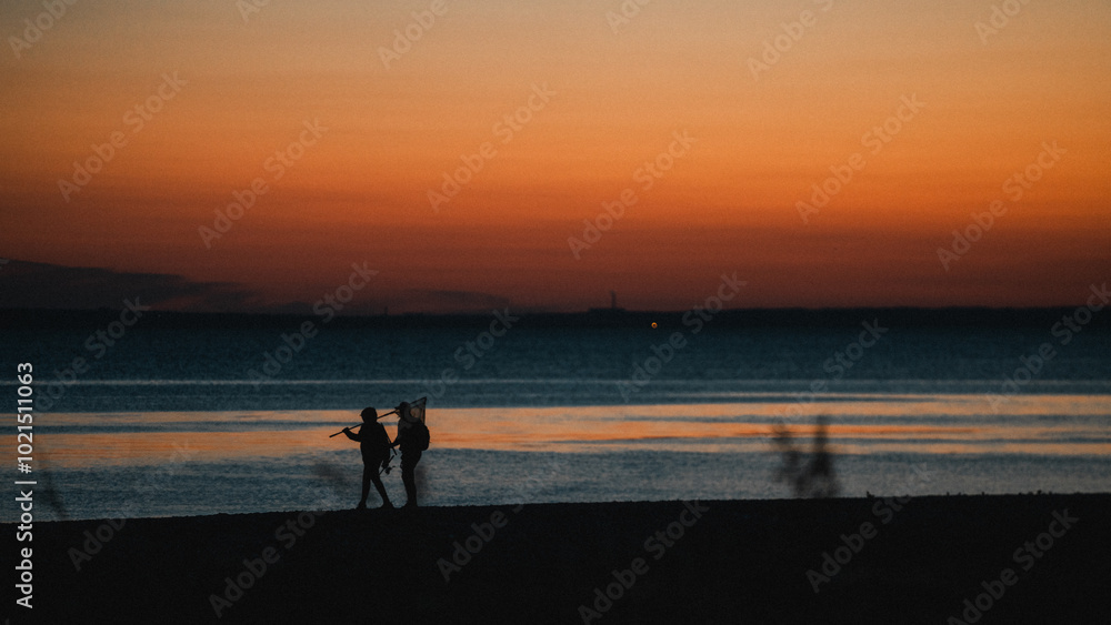Fototapeta premium Couché de soleil 