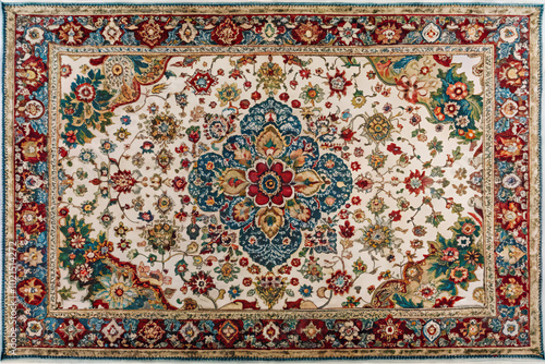 Intricate and vibrant, this rug features stunning floral pattern with rich colors and detailed designs, perfect for enhancing any living space