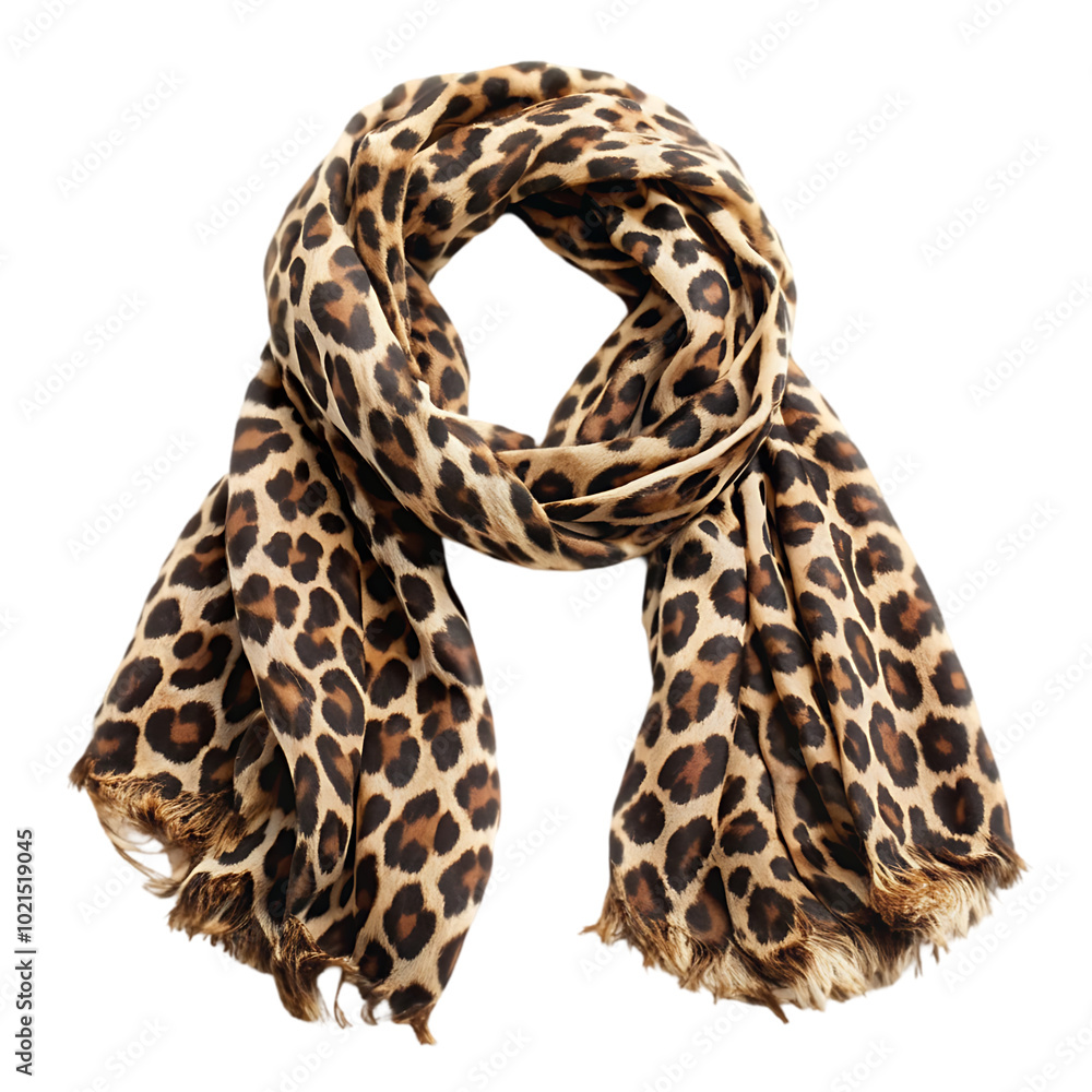 brown scarf isolated on white brown scarf isolated on white