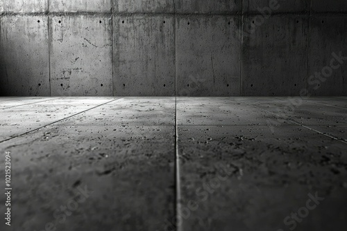 Concrete Floor and Wall Background