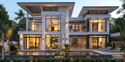 Modern Mansion Exterior Design