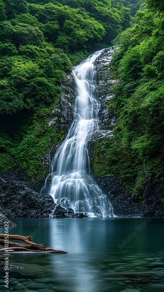 Fototapeta premium waterfall in the jungle