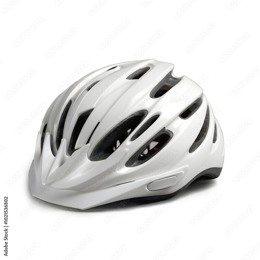 3D Mockup Bike cycling Helmet White Isolated 3D Mockup Bike cycling Helmet White Isolated