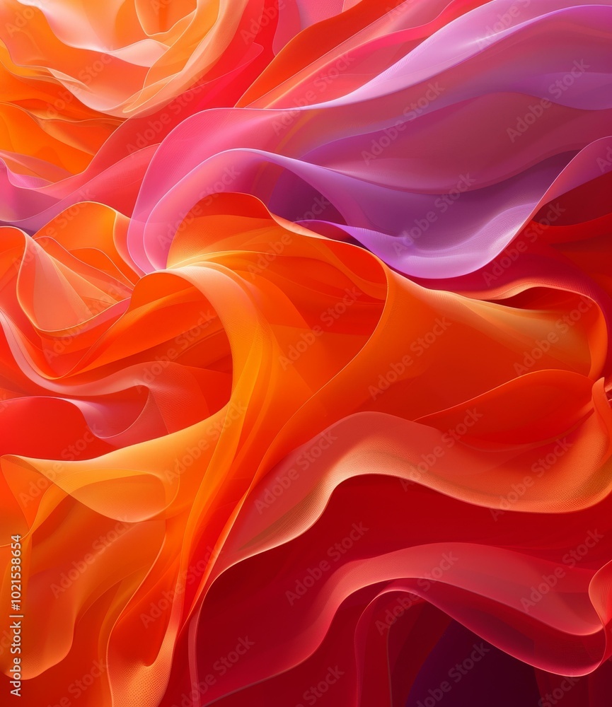 Obraz premium Abstract Flowing Colors Design