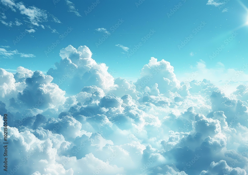 Fototapeta premium Above the Clouds