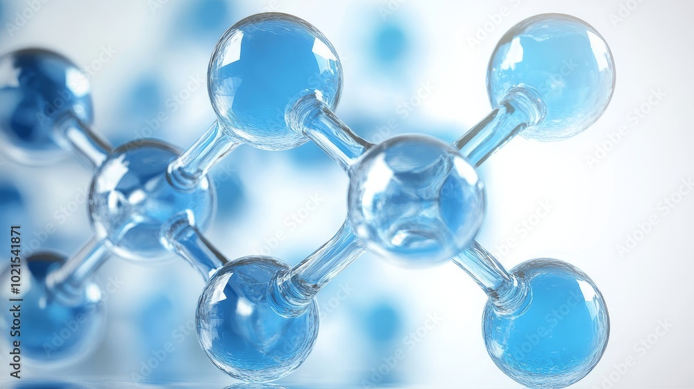 3D Render, Abstract Molecule Structure, Scientific Background, Science, Chemistry, Biology 3D Render, Abstract Molecule Structure, Scientific Background, Science, Chemistry, Biology