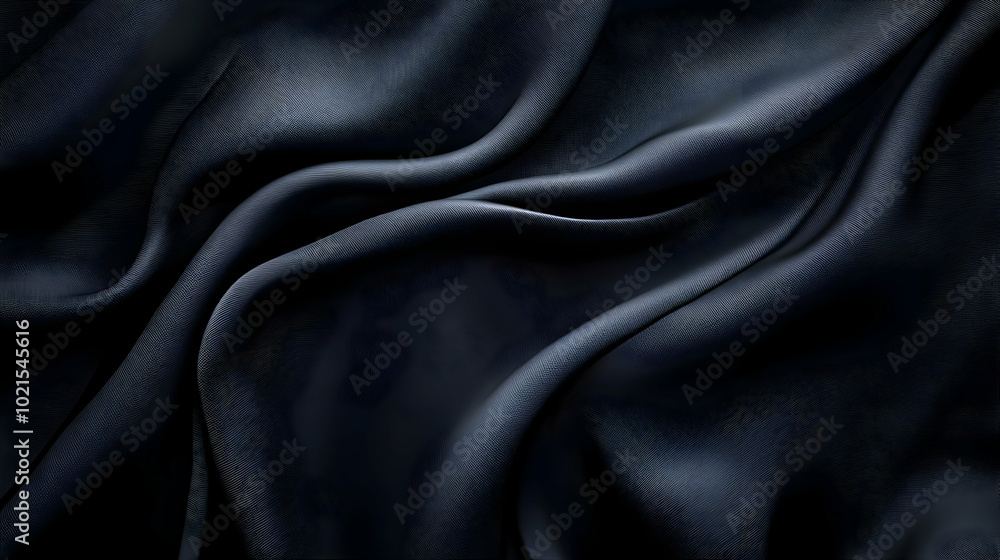 Abstract Dark Blue Fabric Texture Background Illustration Abstract Dark Blue Fabric Texture Background Illustration