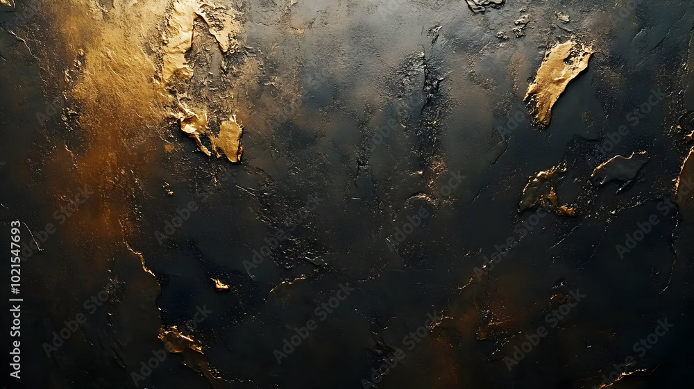 Abstract Black and Gold Texture Background Abstract Black and Gold Texture Background