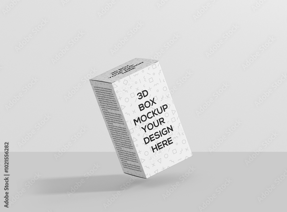 Naklejka premium Rectangle Packaging Box