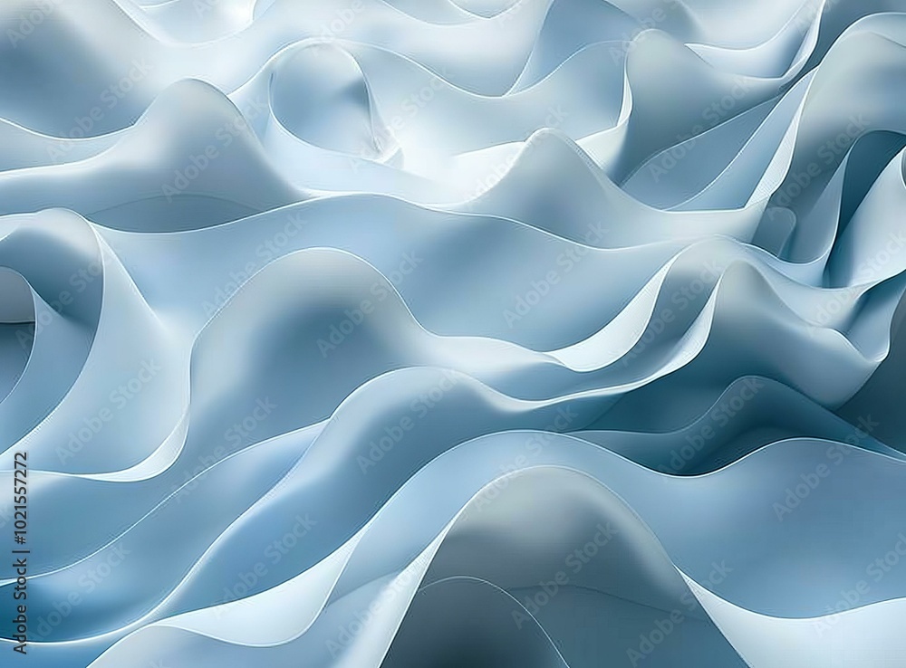 Abstract Light Blue Flowing Lines Design Abstract Light Blue Flowing Lines Design