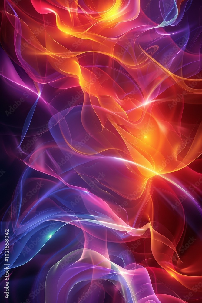 Abstract Colorful Energy Flow Abstract Colorful Energy Flow