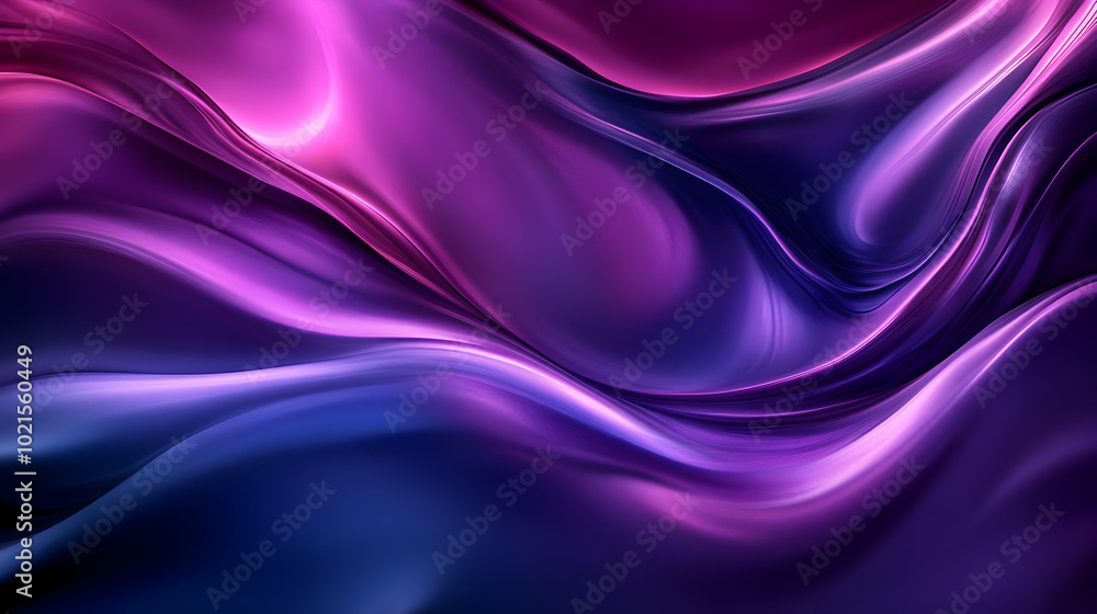 Abstract Background with Purple and Blue Swirls