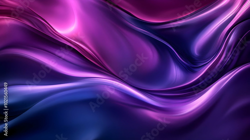 Abstract Background with Purple and Blue Swirls