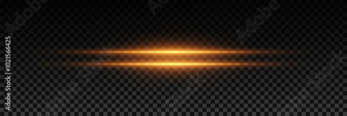 
Flare light effect. Magic neon lines and horizontal light.