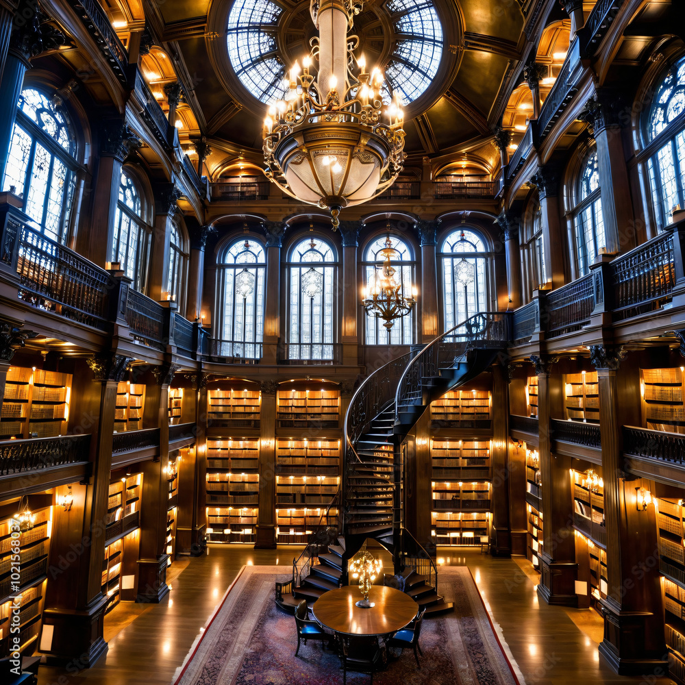 Fototapeta premium Grand Library