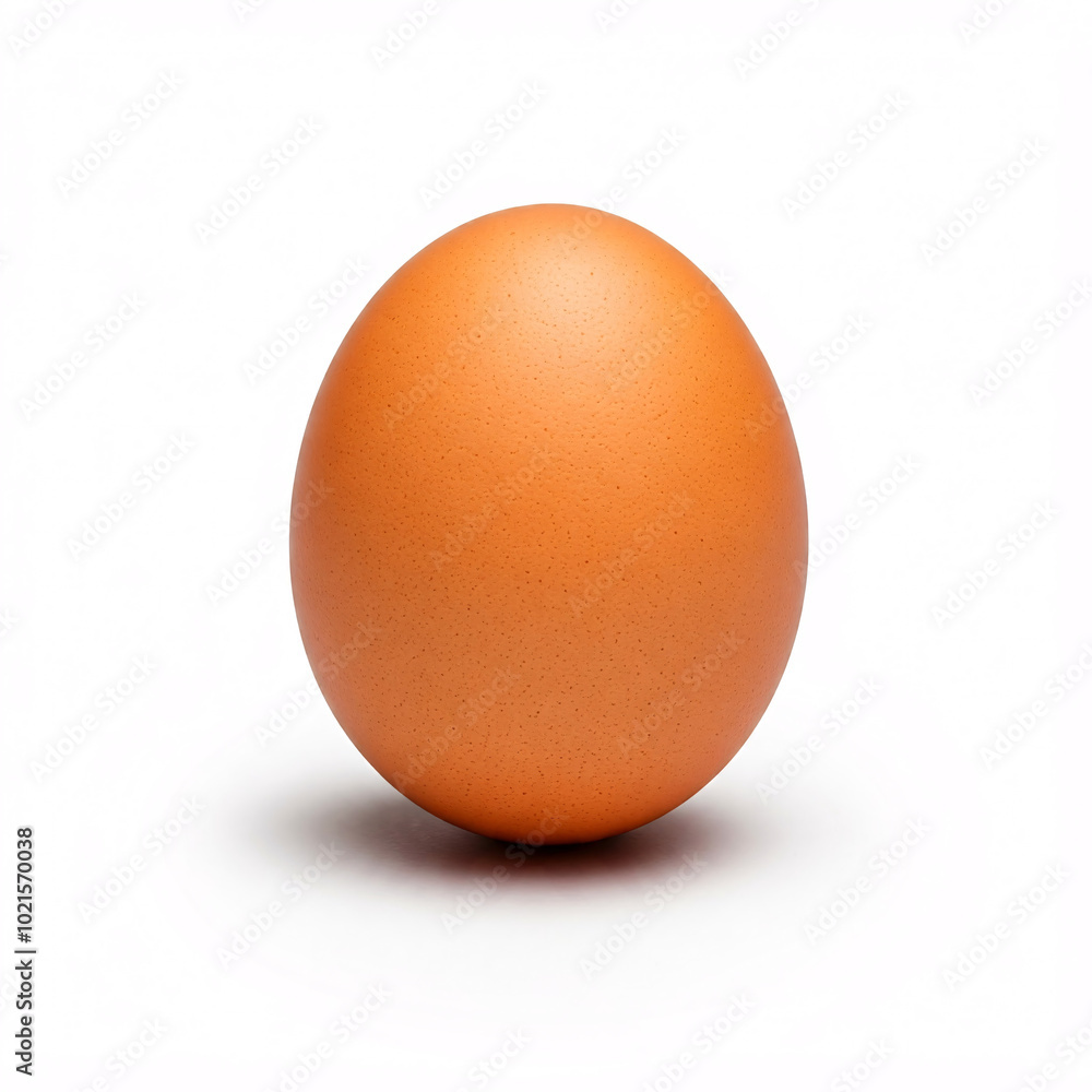 brown egg isolated on white background brown egg isolated on white background