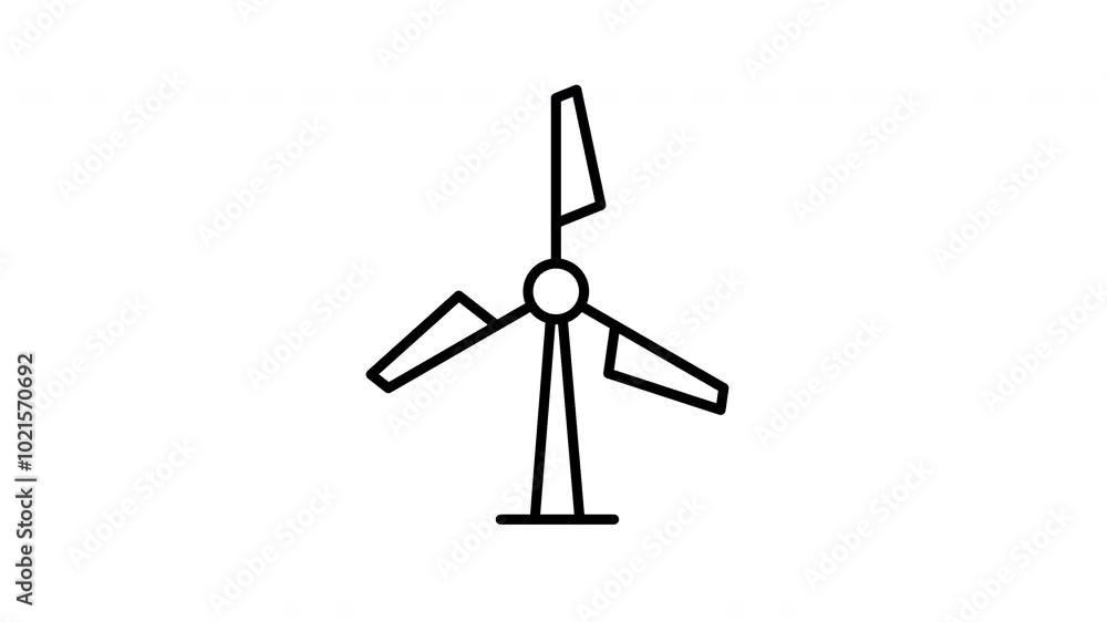 Black Color Renewable Energy Icon Set Animation, 4K video with transparent background Black Color Renewable Energy Icon Set Animation, 4K video with transparent background