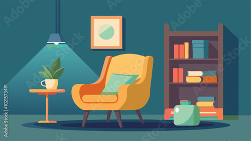 Tucked in the corner of the lounge is a cozy reading nook complete with a soft armchair and a small side table for a students coffee or tea.