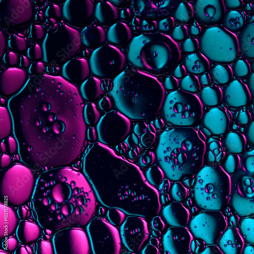 neon colors abstract retro ...