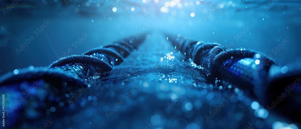 High Resolution Mesh Underwater View High Resolution Mesh Underwater View