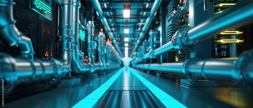 Fototapeta premium Integrated Salt Technology in Modern Mesh Systems