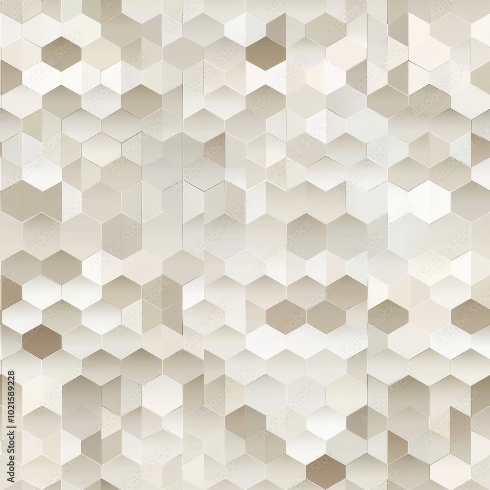 Soft Geometric Pattern in Minimalist Style, seamless pattern