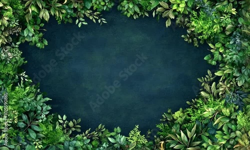 Wallpaper Mural Immerse yourself in the beauty of dense foliage, featuring a variety of plants and leaves that create a serene and peaceful environment in nature Torontodigital.ca